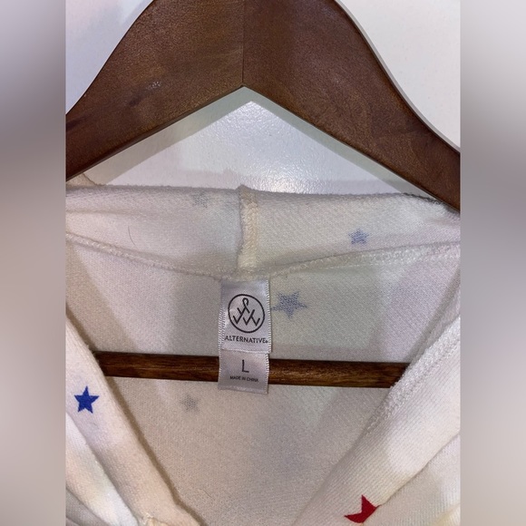 Alternative Apparel Eco-Fleece hooded sweatshirt - size large - Picture 2 of 5